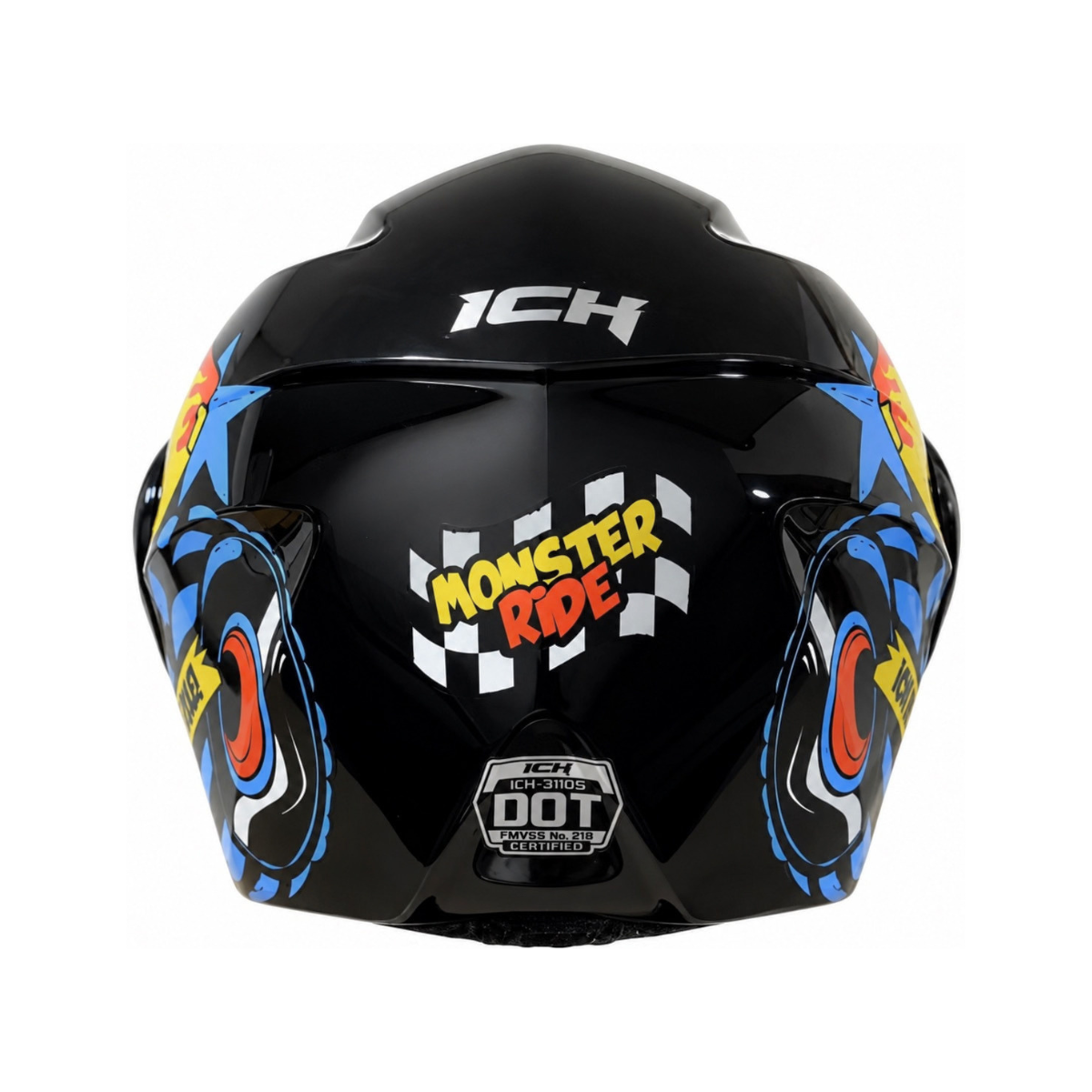 Casco Abatible ICH 3110 S Monster Ride Para Niños